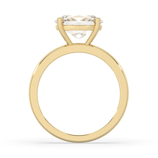 Oval East-West Engagement Ring