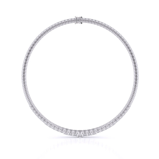 Graduated Necklace Emerald Cut