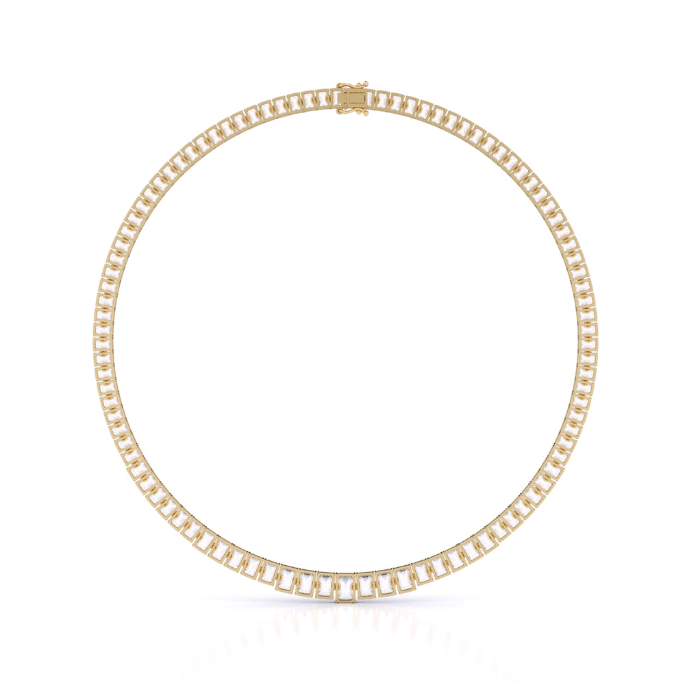 Graduated Necklace Emerald Cut