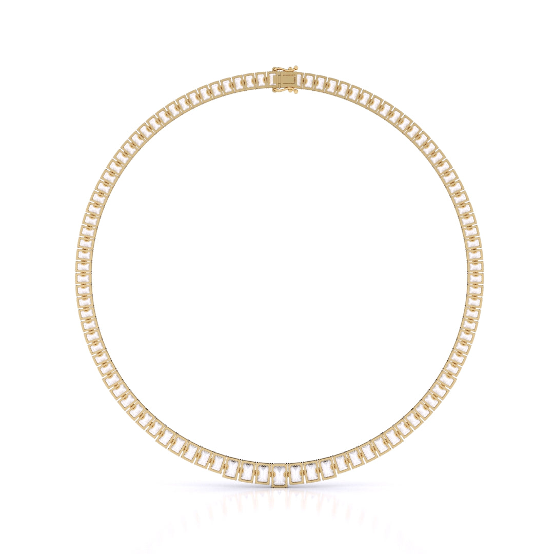 Graduated Necklace Emerald Cut