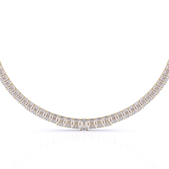 Graduated Necklace Emerald Cut