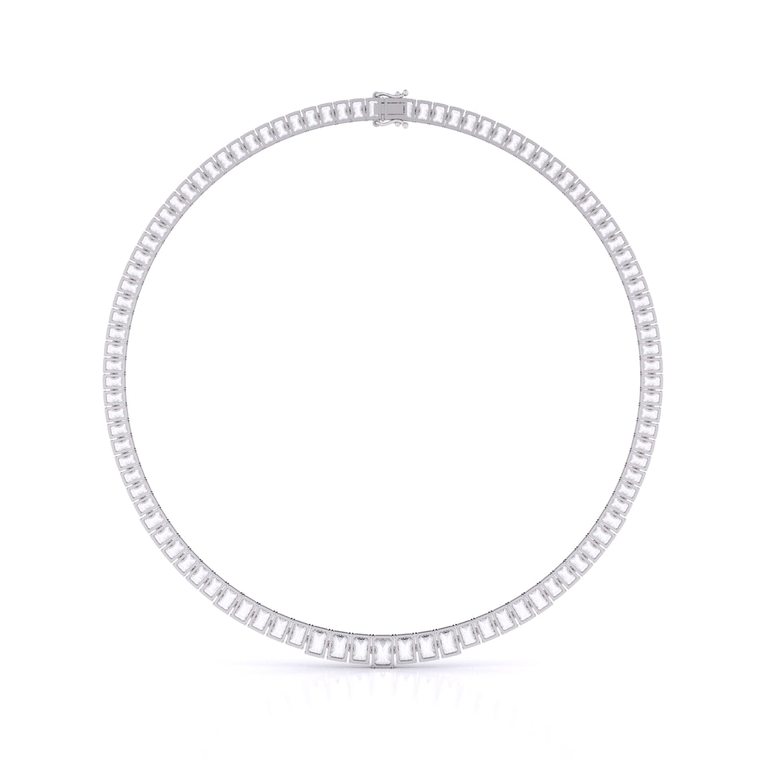 Graduated Necklace Emerald Cut