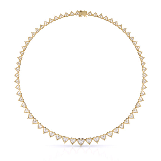 Heart Shape Graduated Necklace