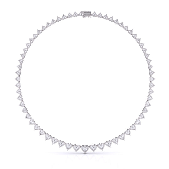 Heart Shape Graduated Necklace