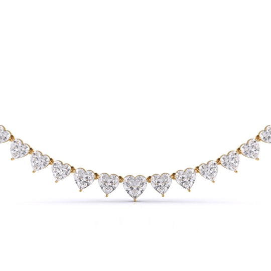 Heart Shape Graduated Necklace