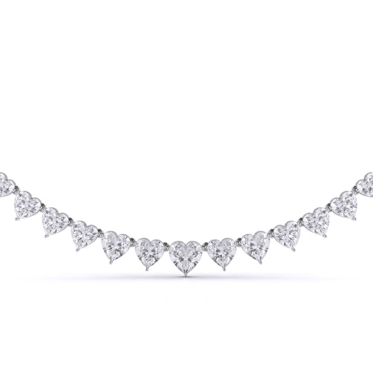 Heart Shape Graduated Necklace