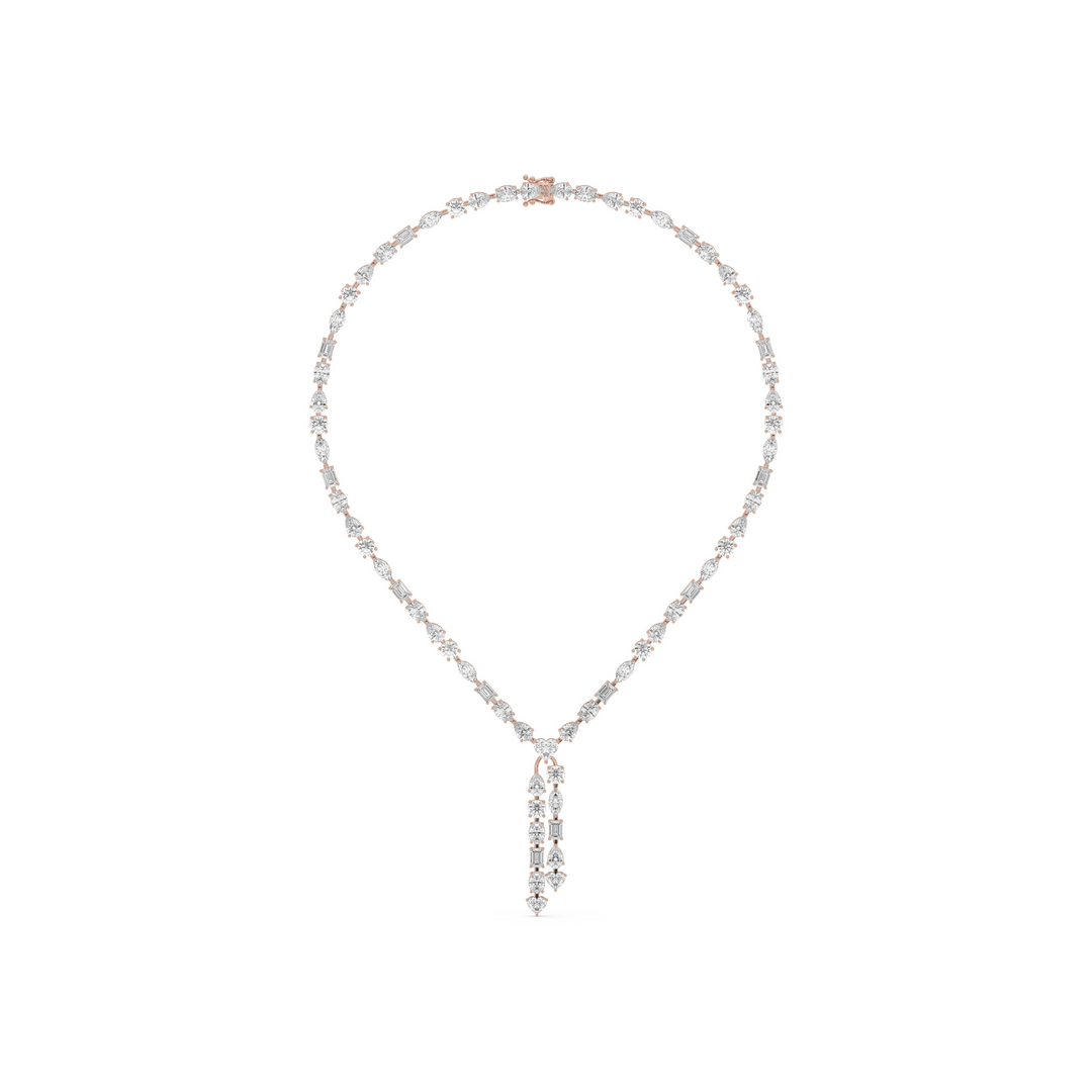 Lariat Necklace – Elegant Y-Shaped Drop