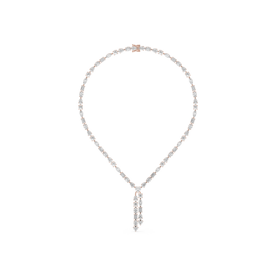 Lariat Necklace – Elegant Y-Shaped Drop