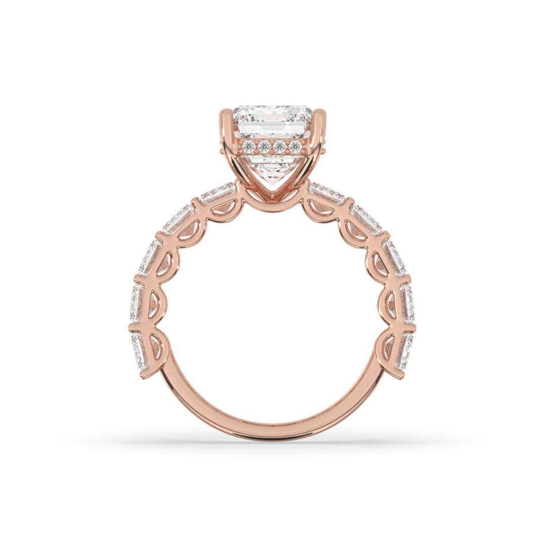Emerald-Cut Engagement Ring
