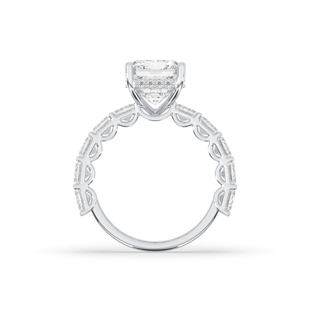 Emerald-Cut Engagement Ring