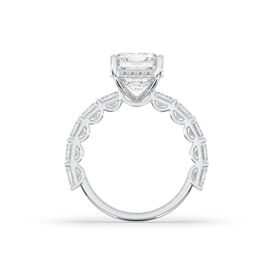 Emerald-Cut Engagement Ring