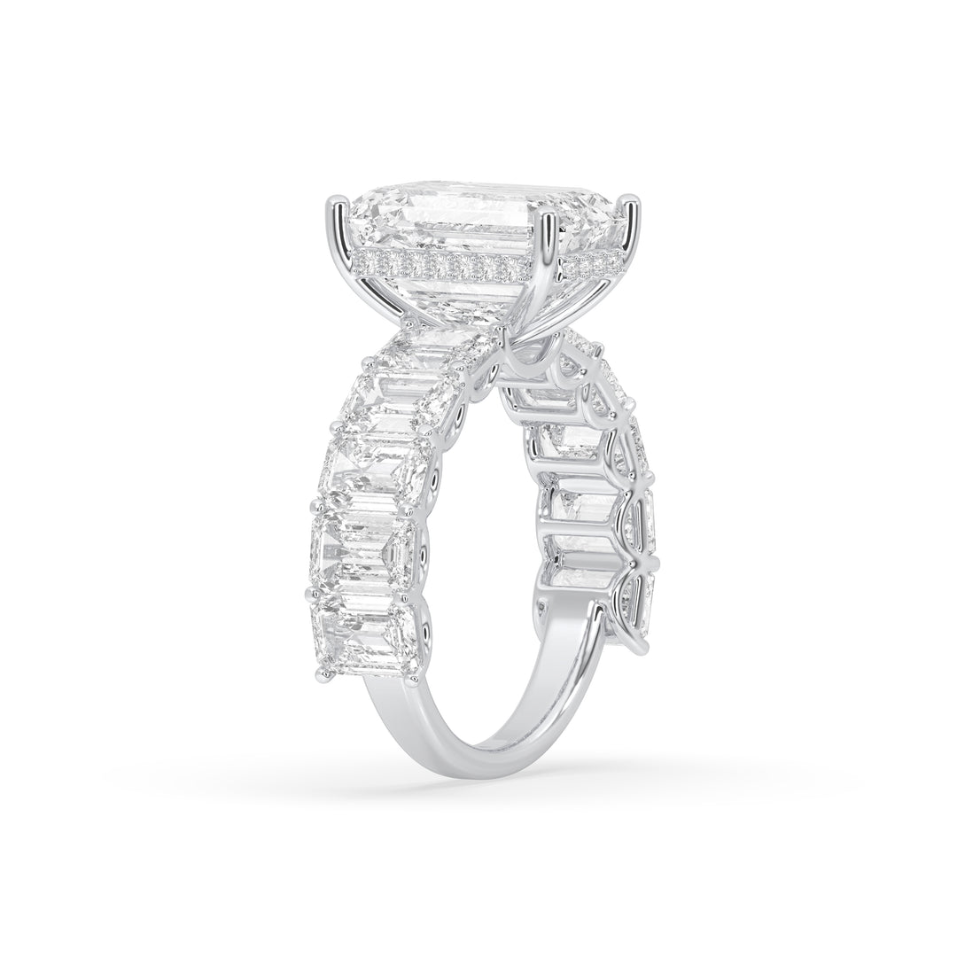 Emerald-Cut Engagement Ring