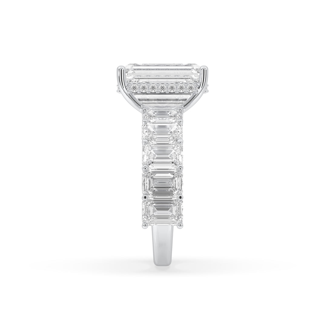 Emerald-Cut Engagement Ring