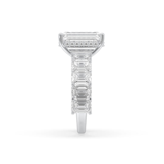 Emerald-Cut Engagement Ring
