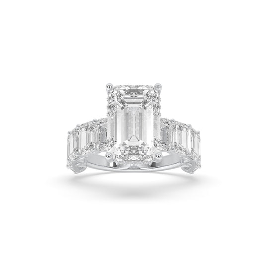 Emerald-Cut Engagement Ring
