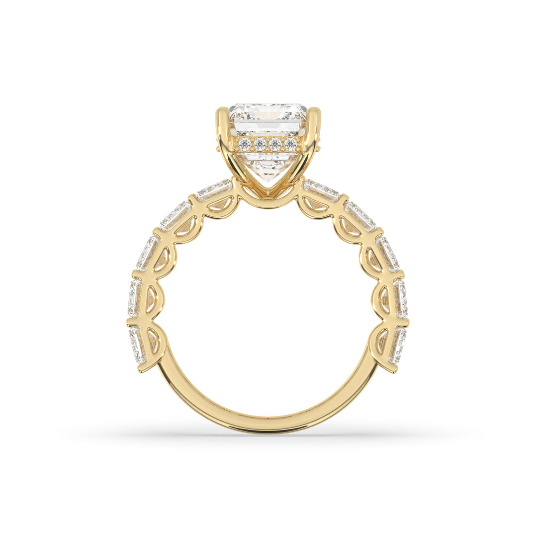 Emerald-Cut Engagement Ring