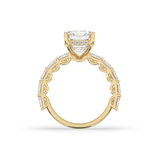 Emerald-Cut Engagement Ring