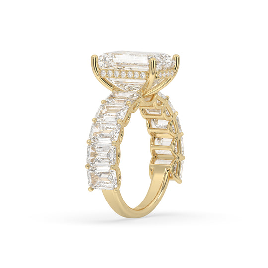 Emerald-Cut Engagement Ring