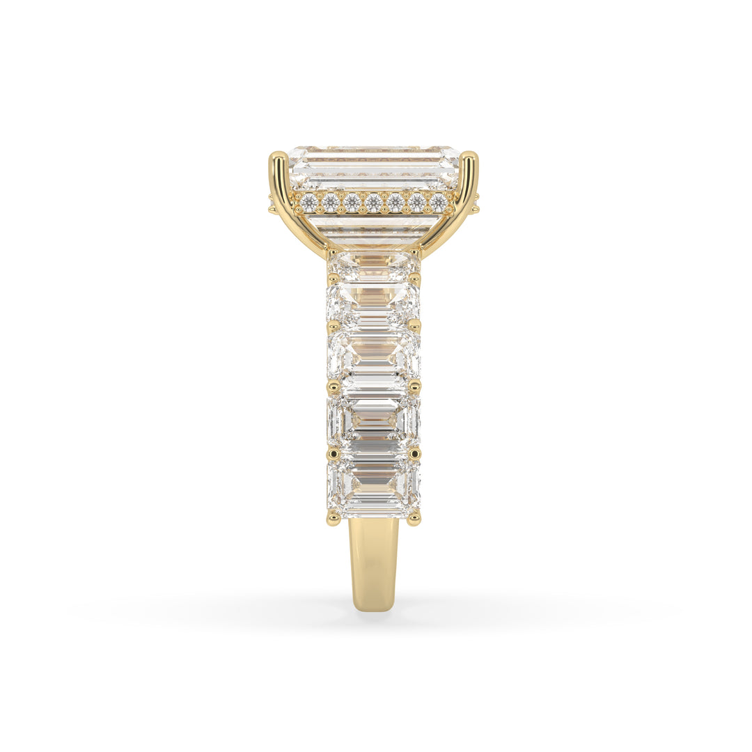 Emerald-Cut Engagement Ring