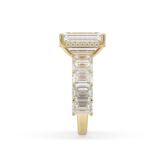 Emerald-Cut Engagement Ring