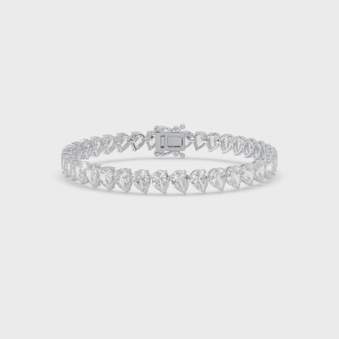 Pear Tennis Bracelet