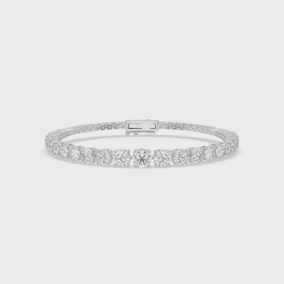 Graduated Diamond Tennis Bracelet
