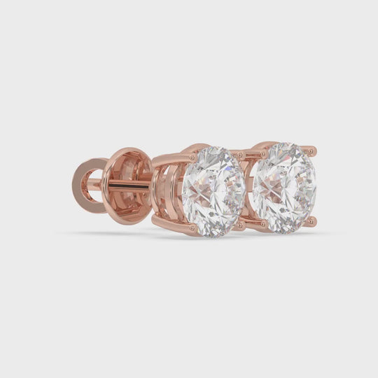 Classic Round Basket-Set Stud Earrings
