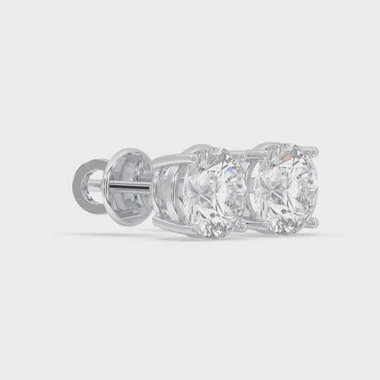 Classic Round Basket-Set Stud Earrings