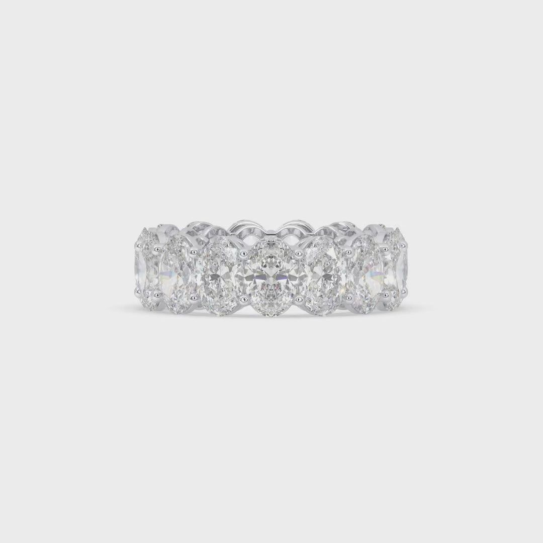 Oval Eternity Band