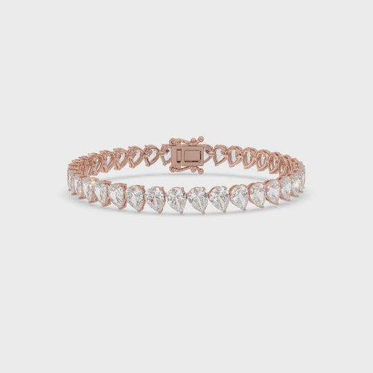 Pear Tennis Bracelet