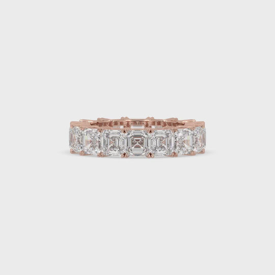 Asscher Eternity Ring