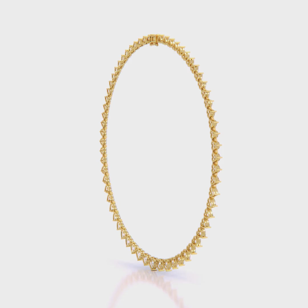 Heart Shape Graduated Necklace