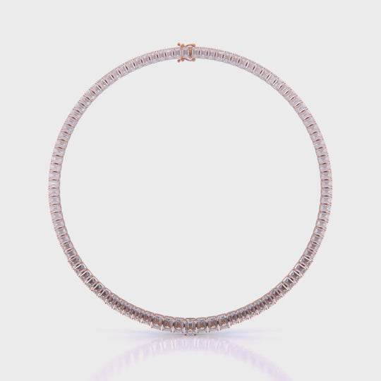 Graduated Necklace Emerald Cut