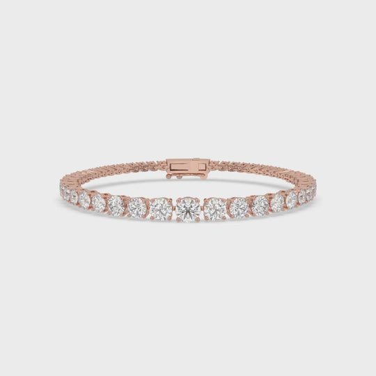 Graduated Diamond Tennis Bracelet
