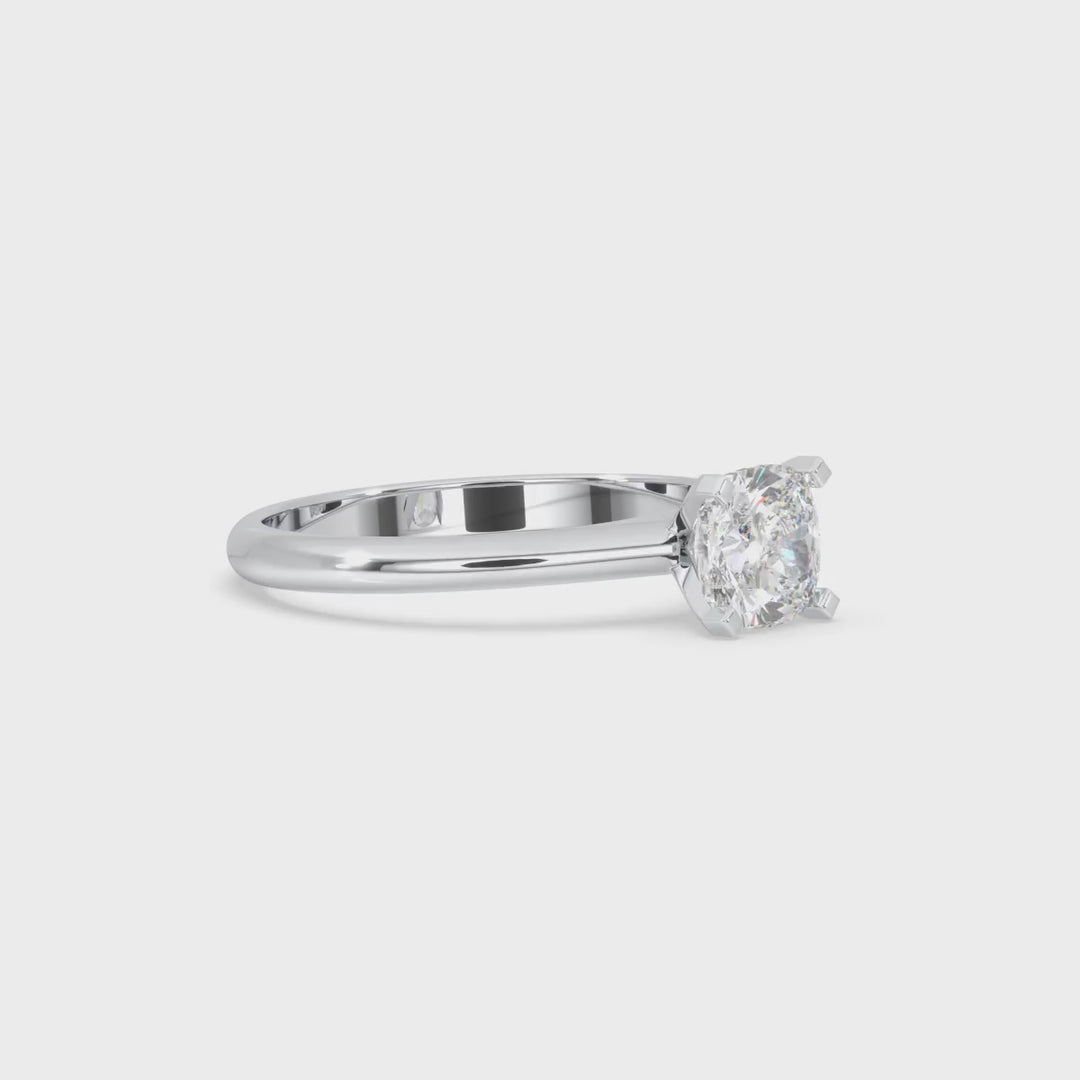 Cushion Engagement Ring