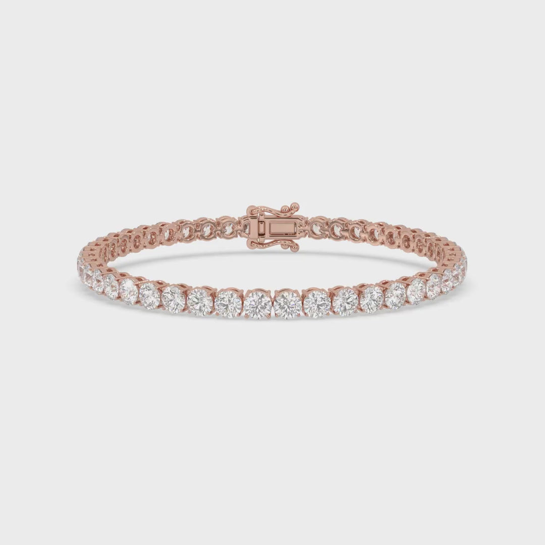 Round Tennis Bracelet