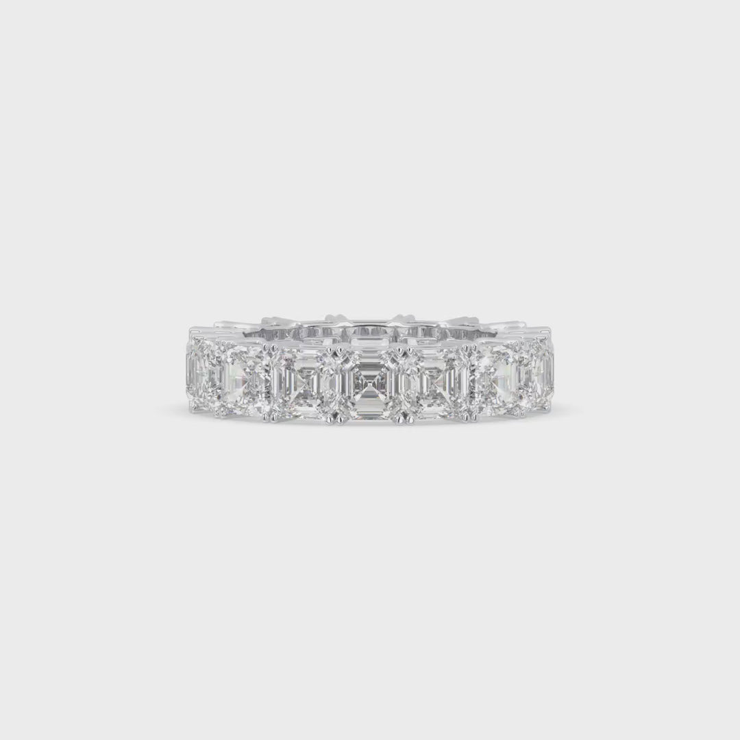 Asscher Eternity Ring