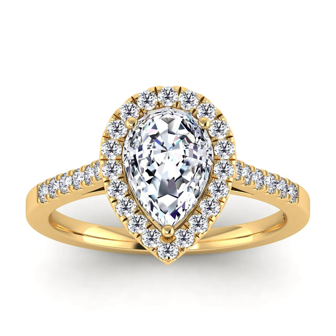 Pear-Yellow Gold|Pear|14K Yellow Gold|18K Yellow Gold