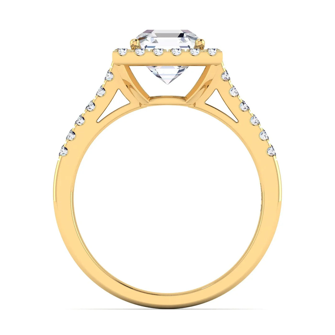 Celestial Halo Engagement Ring