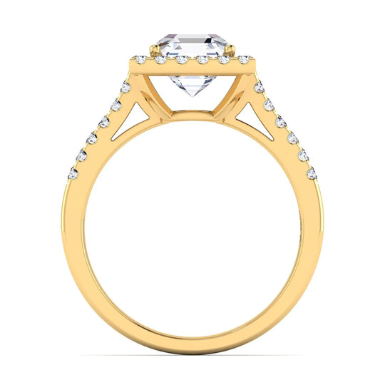 Celestial Halo Engagement Ring